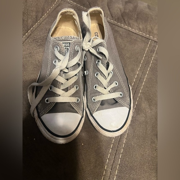 Converse Other - Converse Kids Charcoal Canvas Sneakers